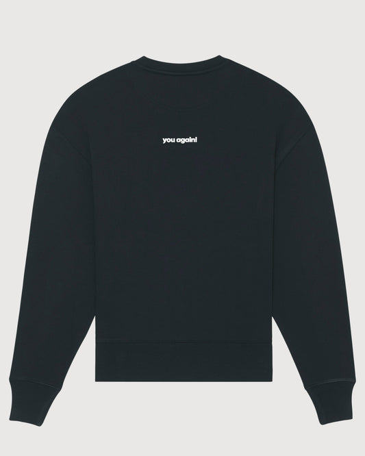 Felpa Palmeral pigmentata verde in cotone biologico