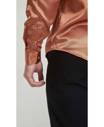 Camicia uomo satinata relax fit