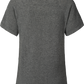 T-shirt in maglia Karen in cotone biologico grigio scuro mélange