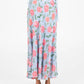 Gonna lunga in chiffon a fiori Floralis