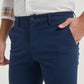 Pantaloni chino elasticizzati blu scuro da uomo
