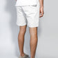 Pantaloncini elasticizzati color avorio