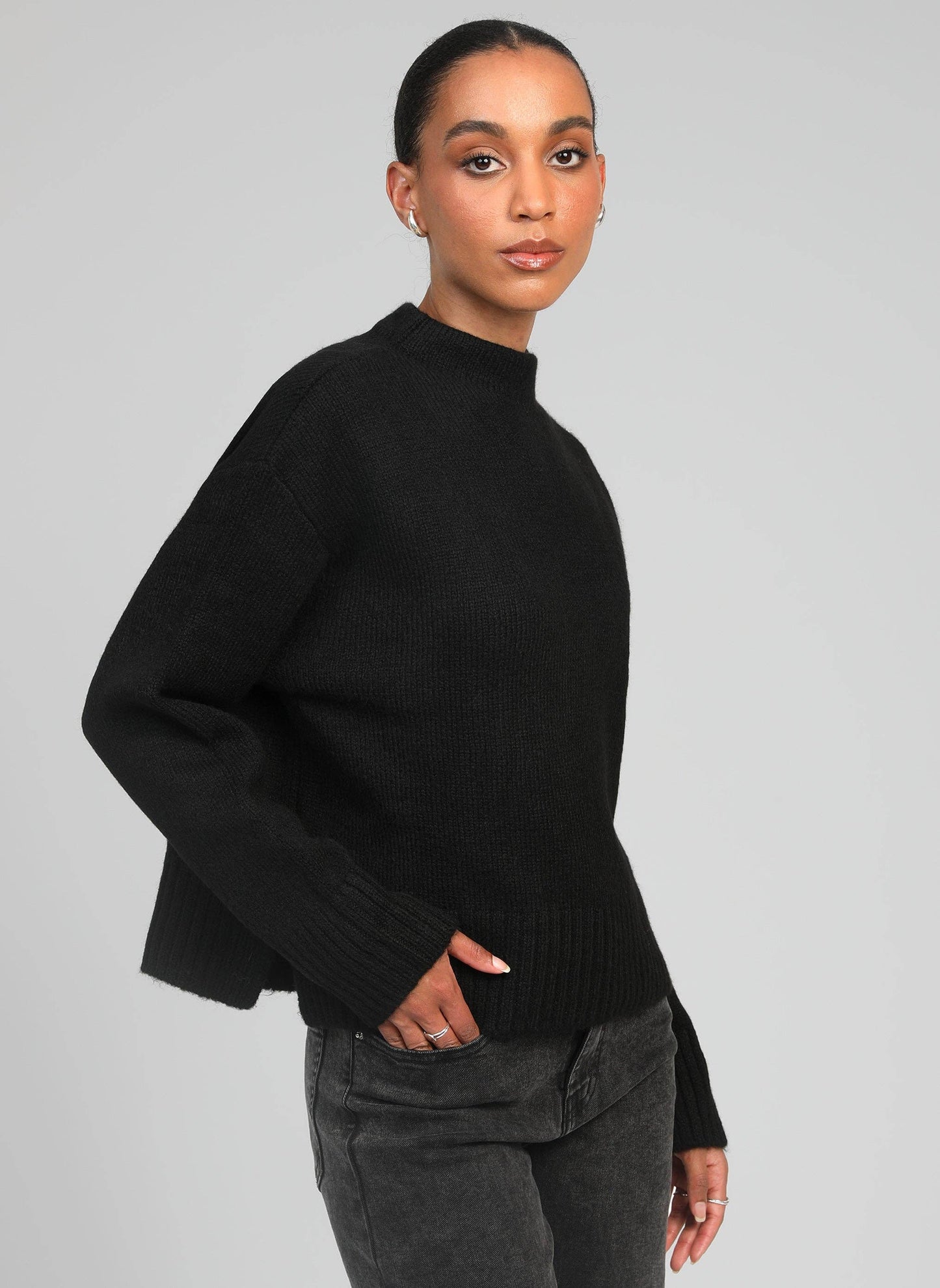 Maglione Lorana Nero da Donna