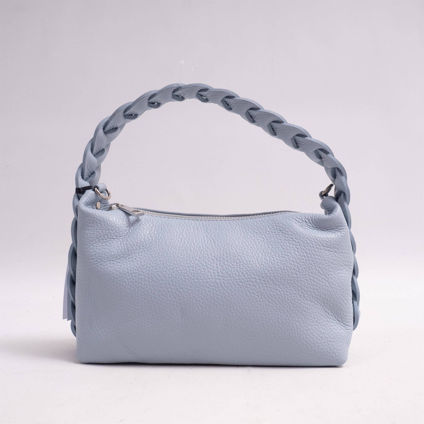 Borsa a tracolla intrecciata in pelle