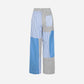 Pantaloni Raissa Blu a Patchwork