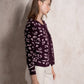Cardigan jacquard animalier da donna