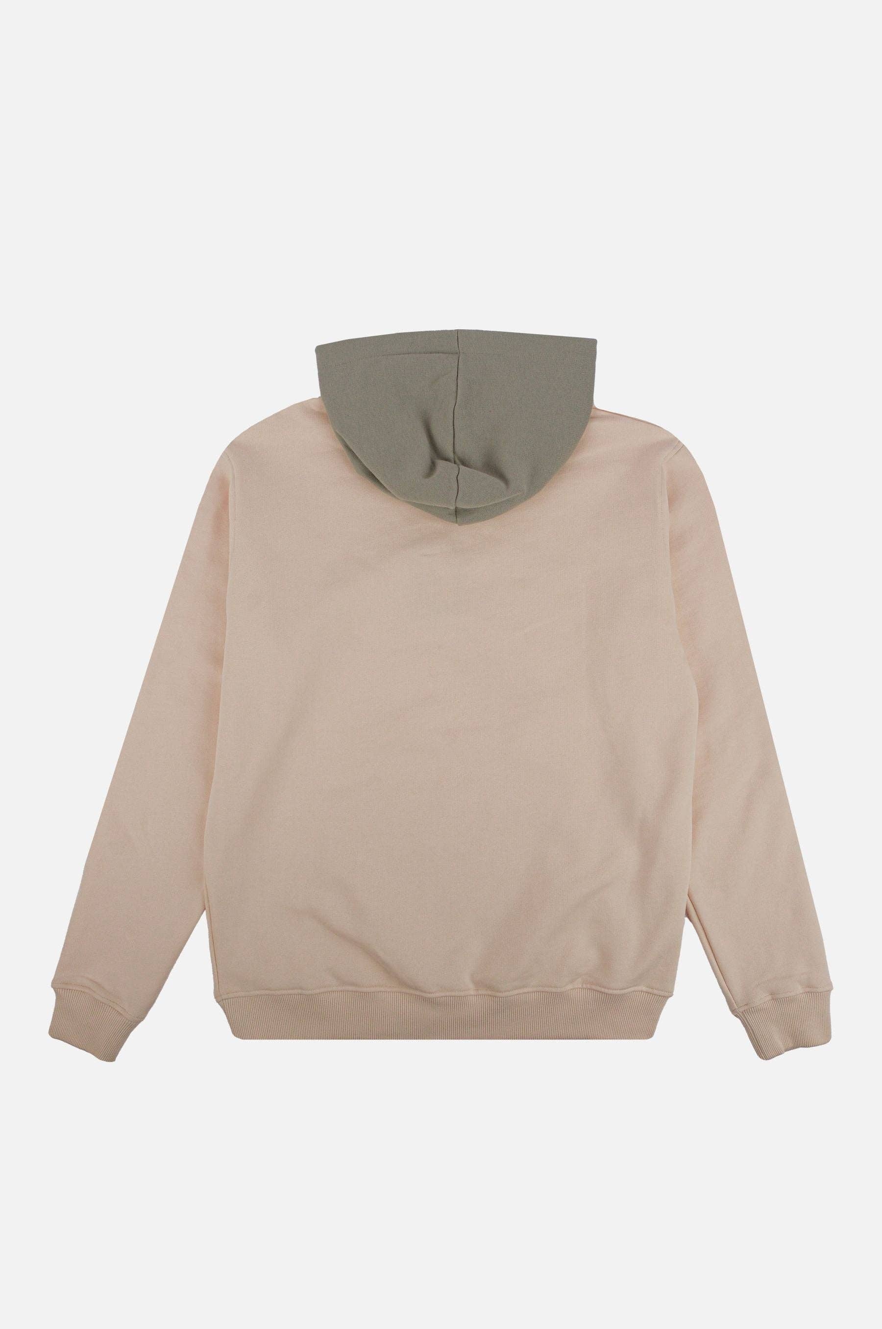 Felpa con cappuccio color block Pale Glow
