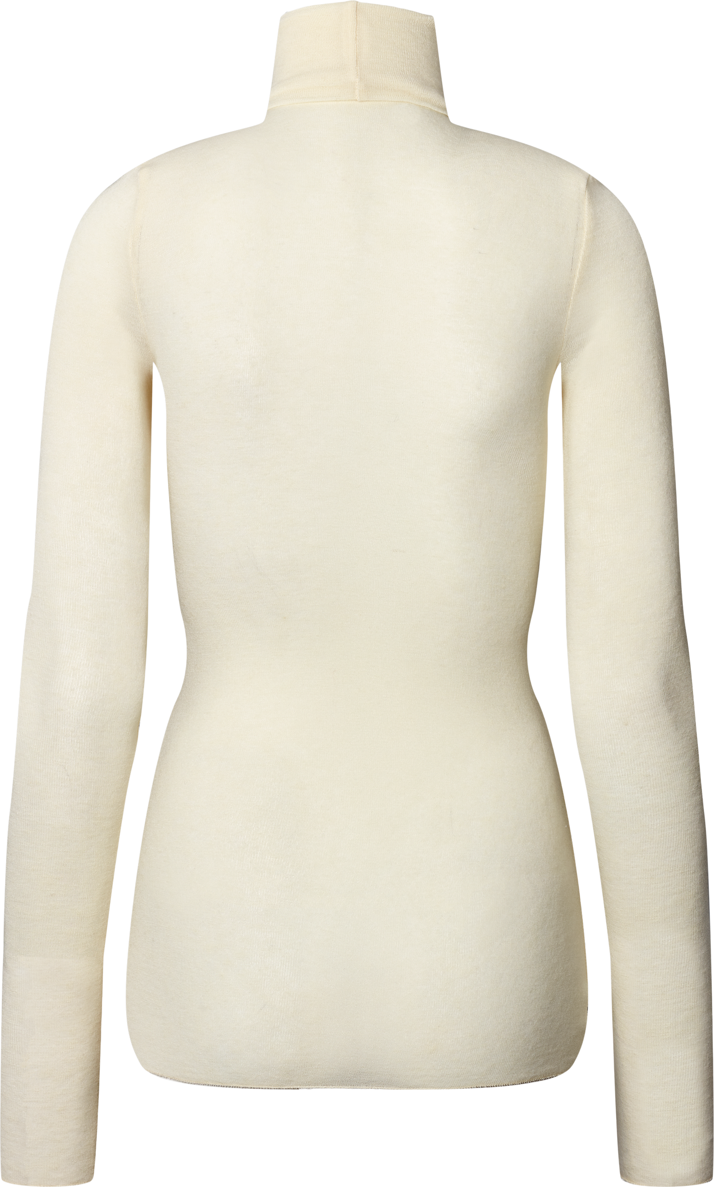 Maglia dolcevita Anna in lana bianco sporco