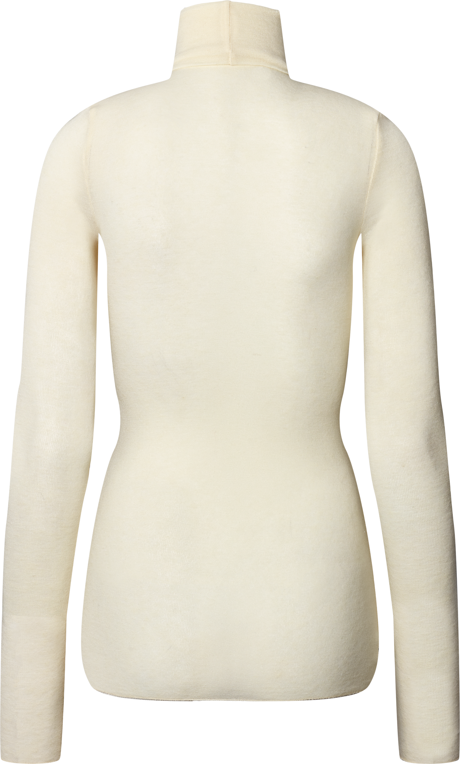 Maglia dolcevita Anna in lana bianco sporco