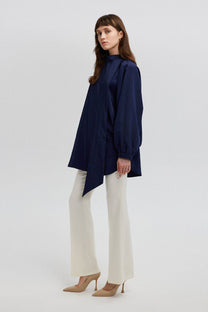 Tunica lunga Cupra blu navy