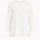Jersey donna relaxed fit con spacchi laterali