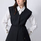 Completo in viscosa con gilet e pantaloni