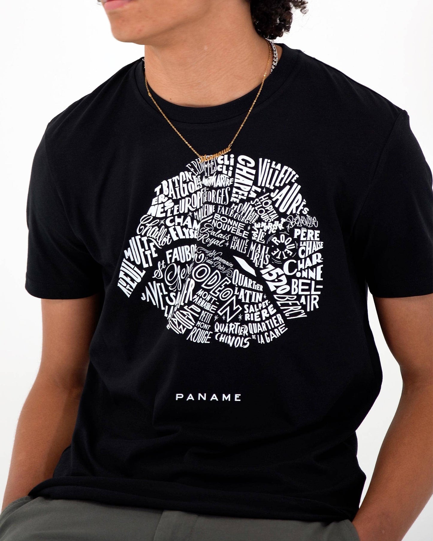 T-shirt Paname con grafica Parigi