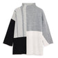 Tunica in maglia con fascia al collo
