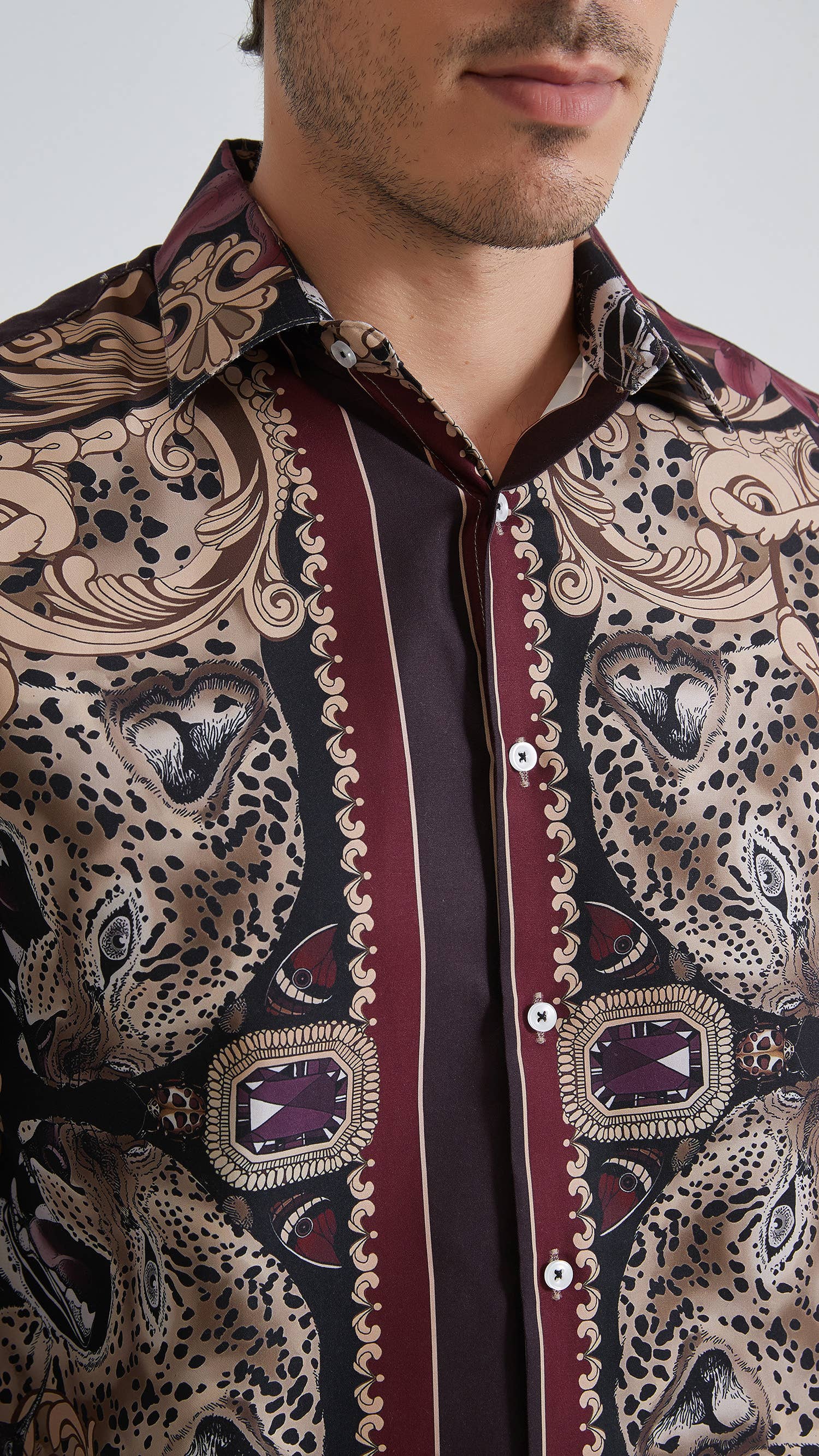Camicia Uomo Fantasia Comfort Easy Iron