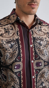 Camicia Uomo Fantasia Comfort Easy Iron