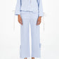 Pantaloni a Righe Blu Skyline