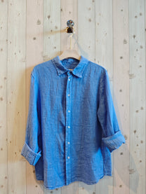 Camicia in voile di cotone bianca