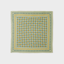 Foulard in cotone biologico Romane verde