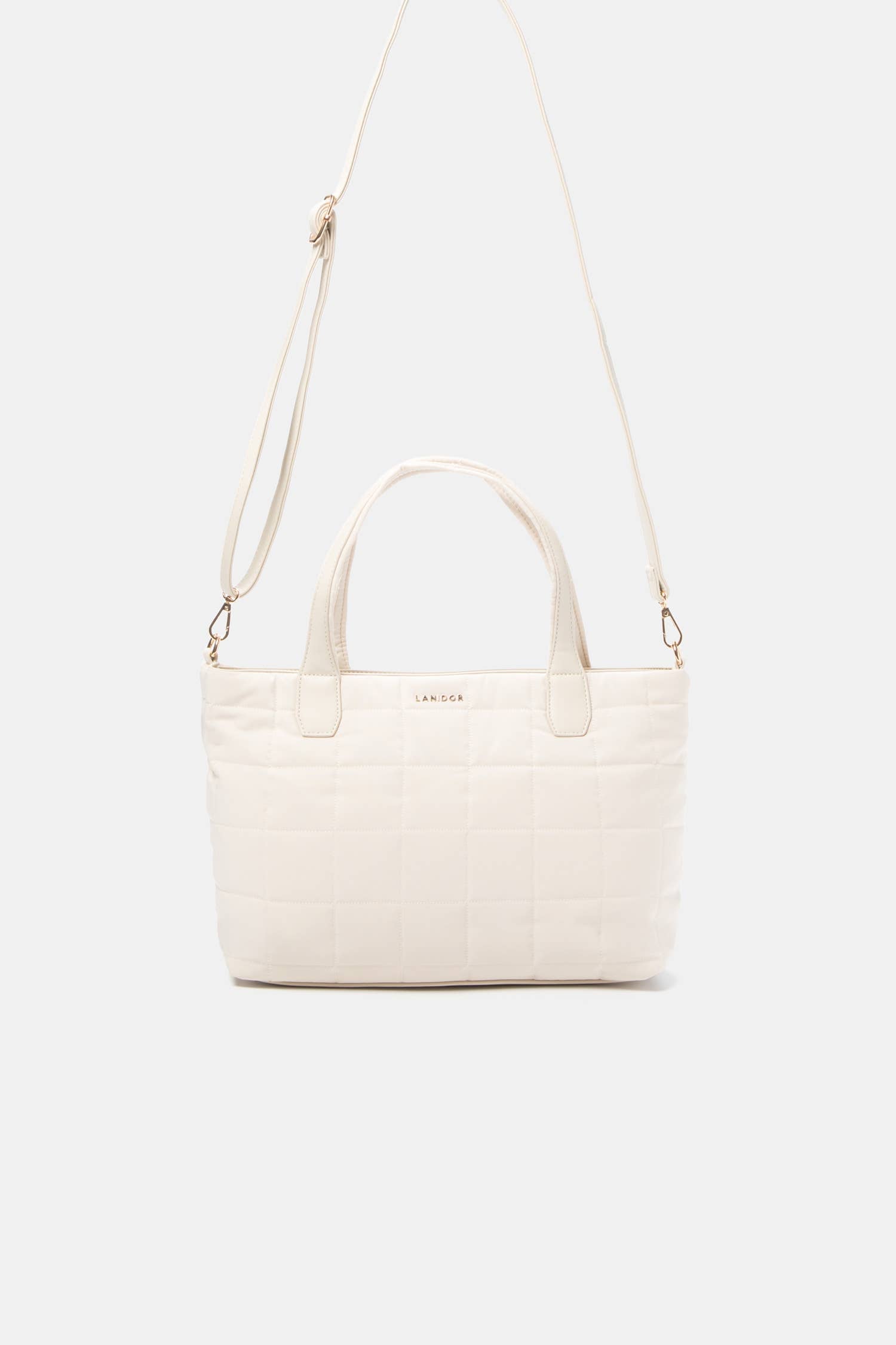 Borsa trapuntata con tracolla