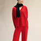 Berretto in misto cashmere a maglia tridimensionale