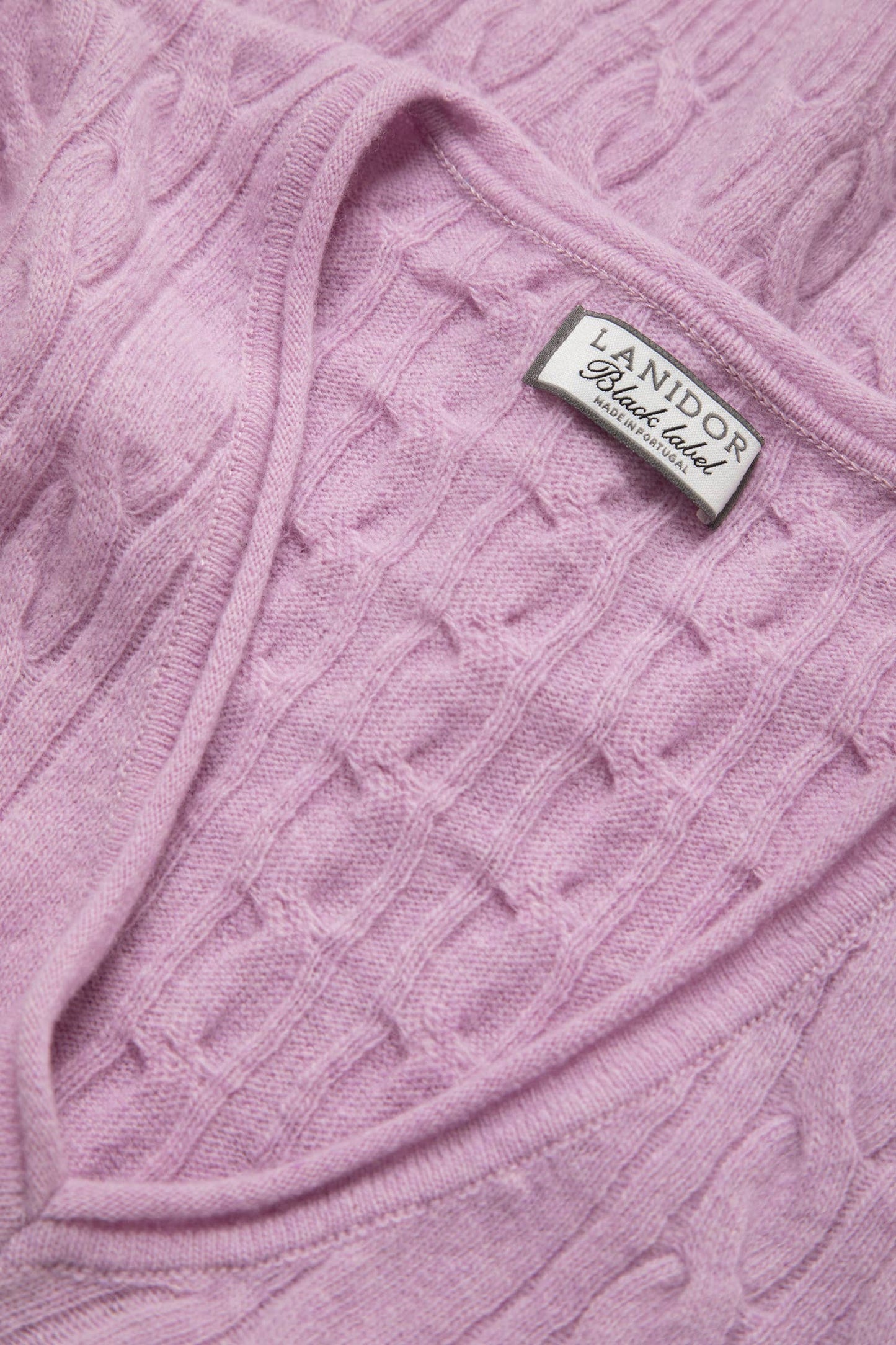 Maglione in maglia strutturata con scollo a V