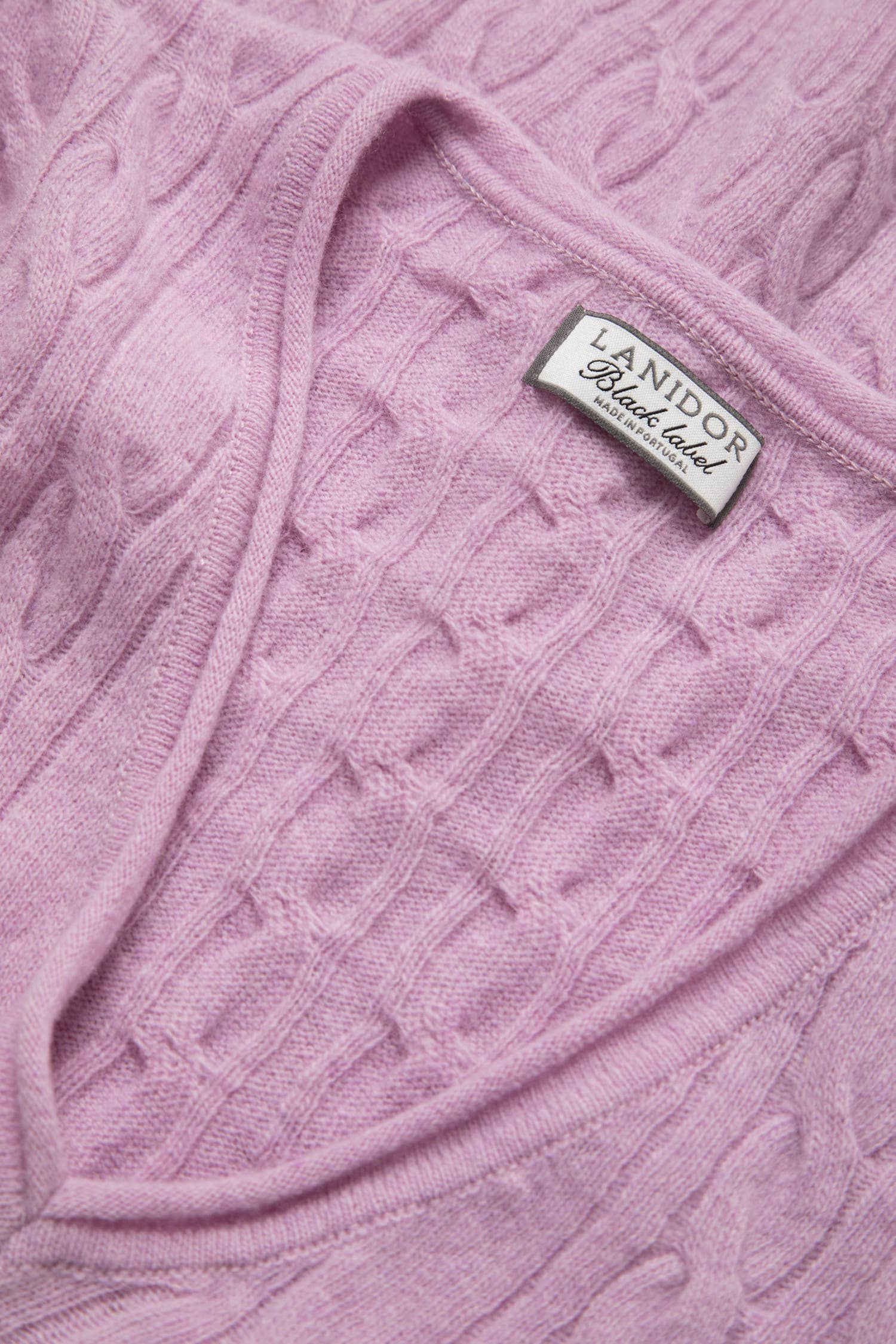 Maglione in maglia strutturata con scollo a V