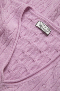 Maglione in maglia strutturata con scollo a V