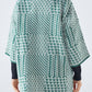 Giacca cardigan in maglia jacquard con tasche