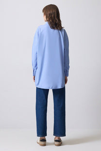 Camicia in popeline oversize