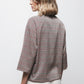 Blusa Principe di Galles con scollo a V