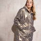 Parka impermeabile reversibile con cappuccio animalier