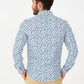 Camicia slim con stampa grafica
