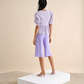 Bermuda culotte in misto lino
