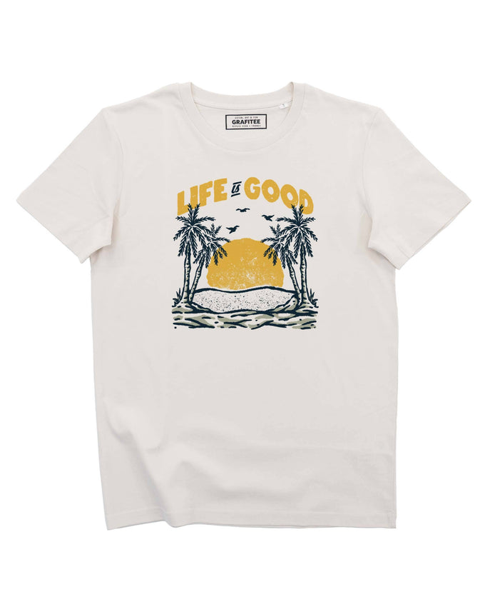 T-shirt Sunny Life con stampa paesaggio outdoor