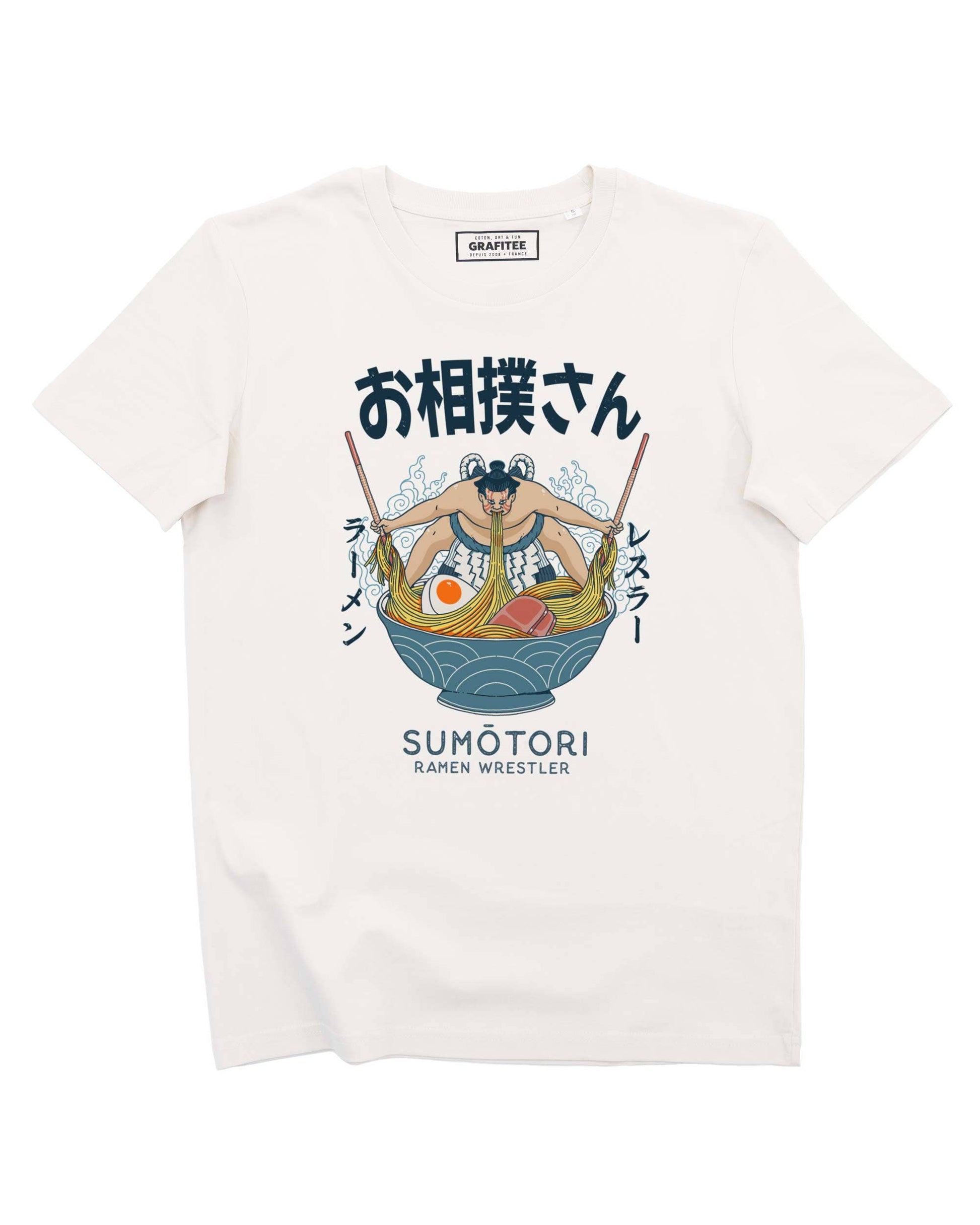 T-shirt unisex Ramen Wrestler in cotone biologico premium