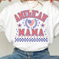 T-shirt oversize con grafica American Mama