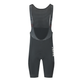 Pantaloncini da ciclismo neri con bretelle