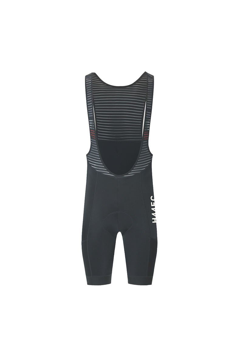 Pantaloncini da ciclismo neri con bretelle