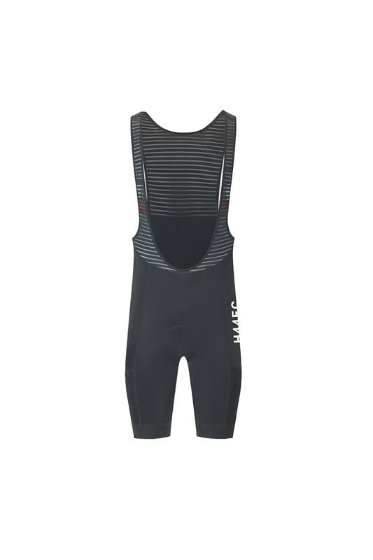 Pantaloncini da ciclismo neri con bretelle