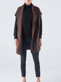 Gilet in maglia con tasche