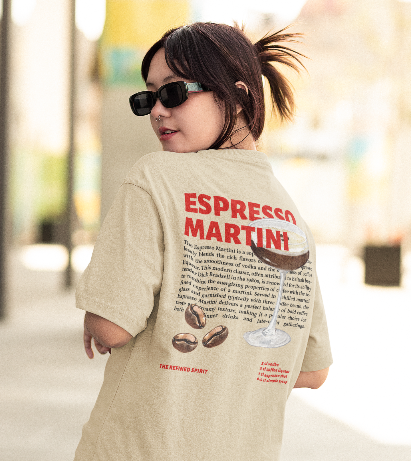 T-shirt unisex in cotone biologico Espresso Martini