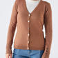 Cardigan in maglia con scollo a V