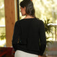 Cardigan in maglia con scollo a V e bottoni