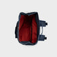 Zaino roll-top in poliestere riciclato navy e khaki