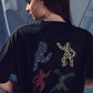 T-shirt oversize con stampa Vinyl Dancer