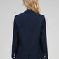 Blazer doppiopetto blu navy Zakie