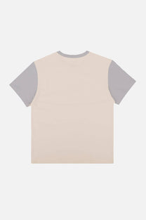 T-shirt uomo color block in cotone organico