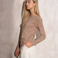 Maglione in maglia con lurex da donna