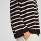 Maglione oversize a righe in lana d’agnello Barbera